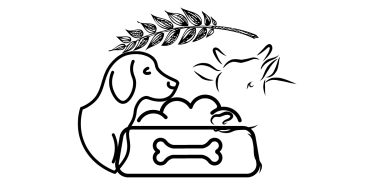 Köpek ve Büyükbaş hayvan mama siyah beyaz dizim görseli