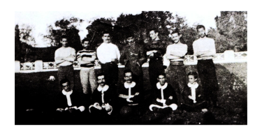 Siyah Çoraplılar Futbol Kulübü siyah beyaz fotoğrafı