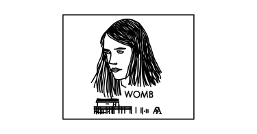 Womb filmi kapağı siyah beyaz çizim